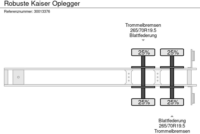 Niska poluprikolica za prevoz Robuste Kaiser Oplegger: slika 12 Niska poluprikolica za prevoz Robuste Kaiser Oplegger: slika 12