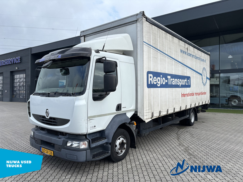 Renault MIDLUM 220 4x2 Schuifzeil + Laadklep - Kamion sa ceradom: slika 1 Renault MIDLUM 220 4x2 Schuifzeil + Laadklep - Kamion sa ceradom: slika 1