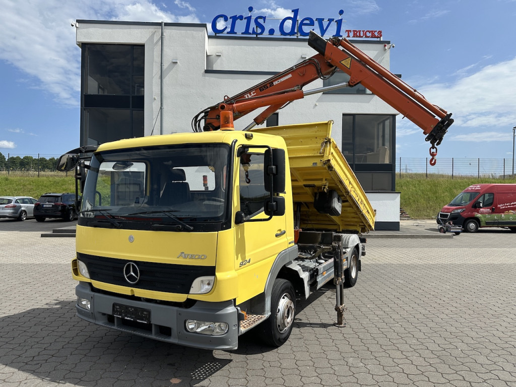 Mercedes-Benz 924 4x2 Meiller Terex Atlas 65.2 Kran - Istovarivač, Kamion sa dizalicom: slika 1 Mercedes-Benz 924 4x2 Meiller Terex Atlas 65.2 Kran - Istovarivač, Kamion sa dizalicom: slika 1