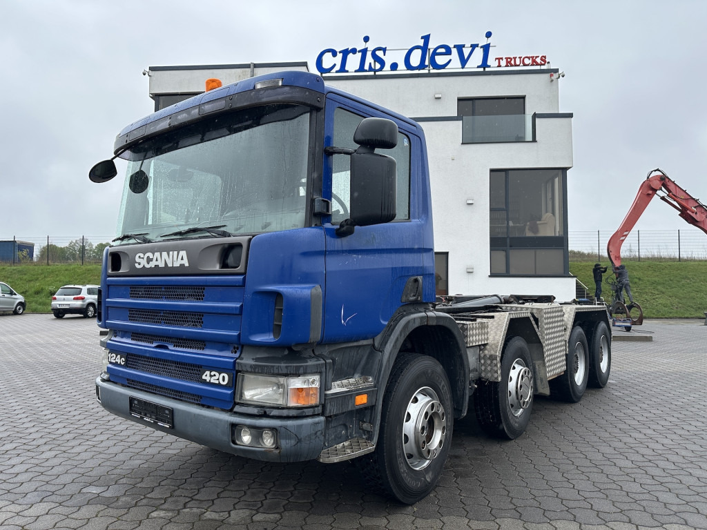 Scania P124 420 8x4 Multilift 26 t | Retarder - Kamion sa hidrauličnom kukom: slika 1 Scania P124 420 8x4 Multilift 26 t | Retarder - Kamion sa hidrauličnom kukom: slika 1