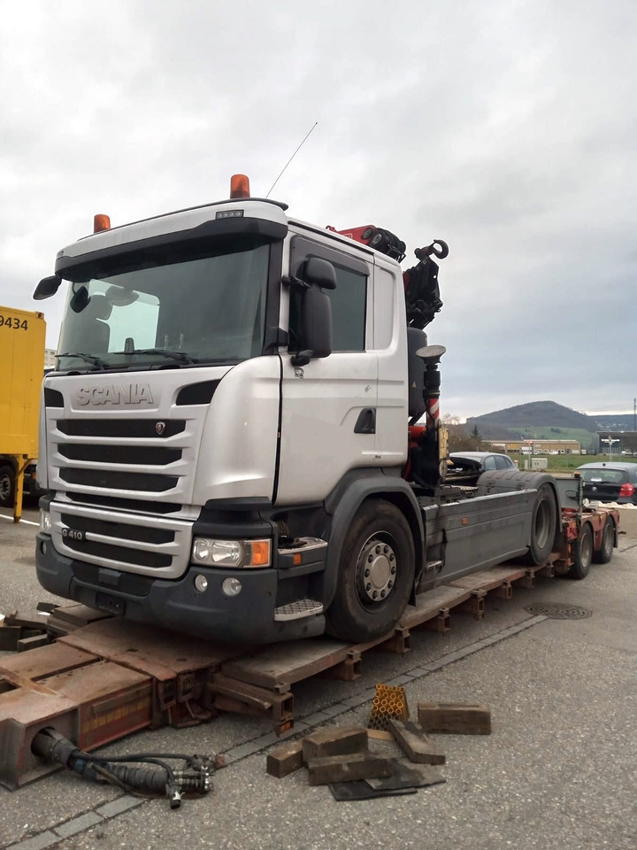 Scania G410 4x2 SZM Kran Fassi F235 Motorschaden - Tegljač: slika 1 Scania G410 4x2 SZM Kran Fassi F235 Motorschaden - Tegljač: slika 1