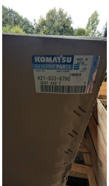 Komatsu WA380-8 SEAT ASS'Y 421-S33-6790 - Kabina i enterijer za Građevinska mašina: slika 2 Komatsu WA380-8 SEAT ASS'Y 421-S33-6790 - Kabina i enterijer za Građevinska mašina: slika 2