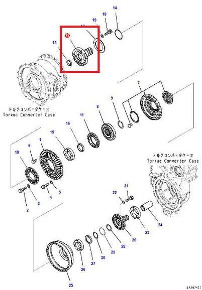 Komatsu WA800-8 SHAFT 42C-13-22520 - Menjač za Građevinska mašina: slika 2 Komatsu WA800-8 SHAFT 42C-13-22520 - Menjač za Građevinska mašina: slika 2