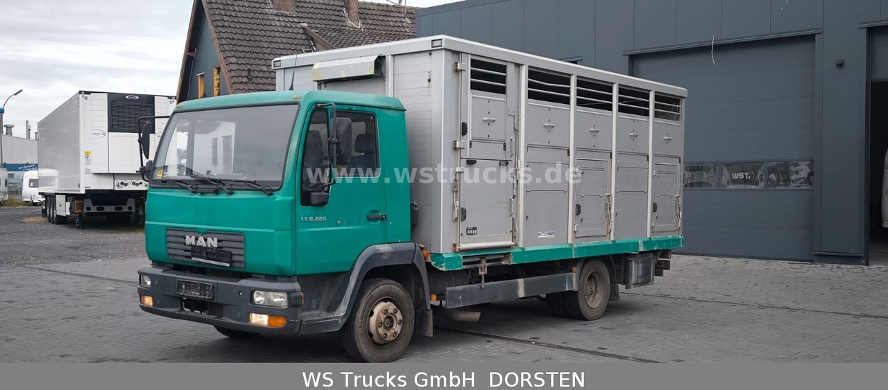 MAN LE 8.220 Menke Einstock Großvieh - Kamion za prevoz stoke: slika 1 MAN LE 8.220 Menke Einstock Großvieh - Kamion za prevoz stoke: slika 1