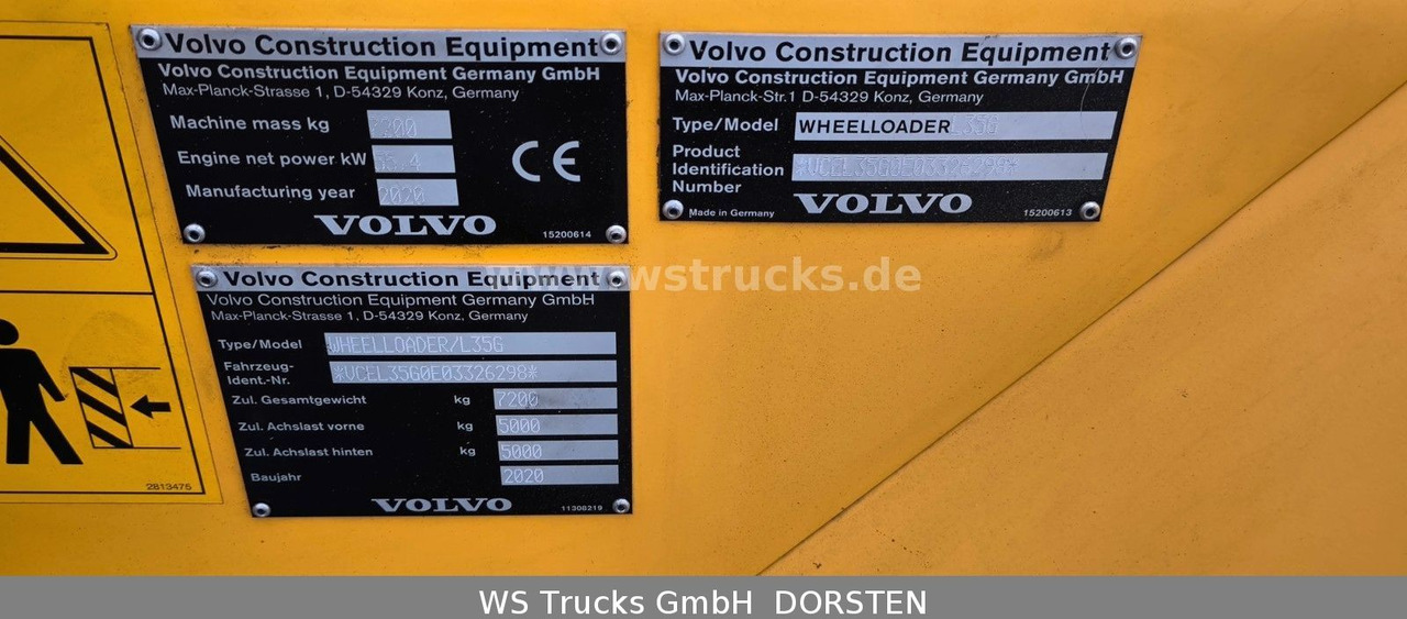 Utovarivač točkaš Volvo Radlader L 35 G: slika 10 Utovarivač točkaš Volvo Radlader L 35 G: slika 10