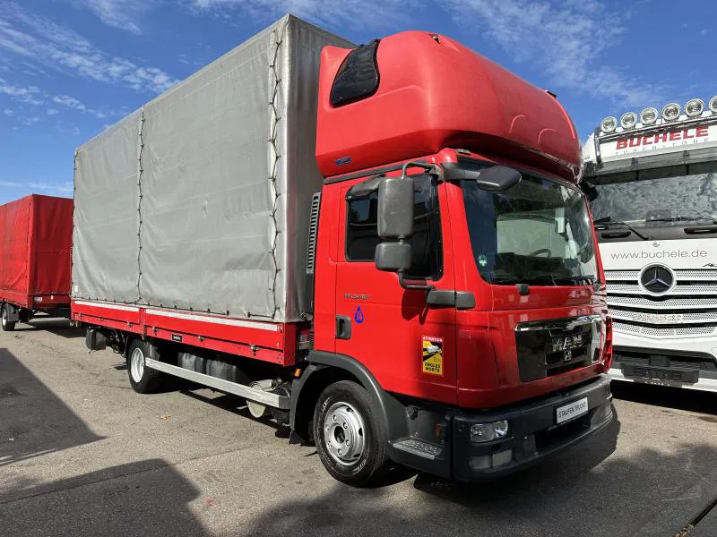 Novu Dostavno vozilo sa ceradom MAN TGL 8.180 FBL Plane langes Haus Topsleeper Klima: slika 7