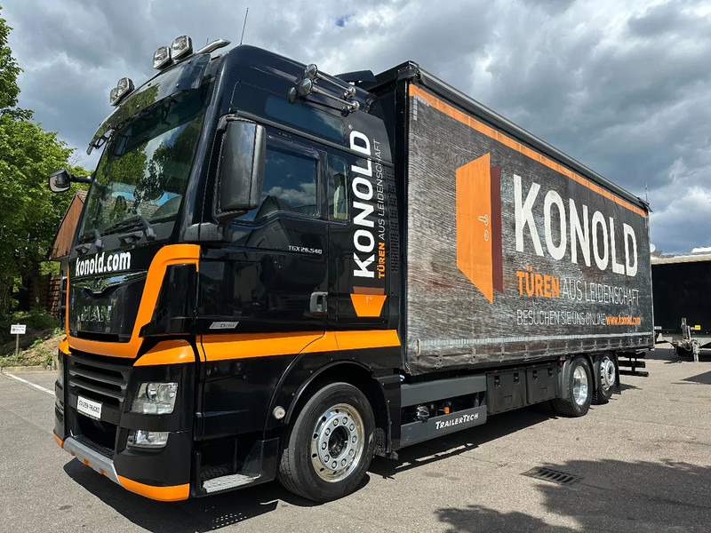 MAN TGX 26.540 FNLL Pritsche / Plane Festaufbau Jumbo MEGA - Kamion sa ceradom: slika 1 MAN TGX 26.540 FNLL Pritsche / Plane Festaufbau Jumbo MEGA - Kamion sa ceradom: slika 1