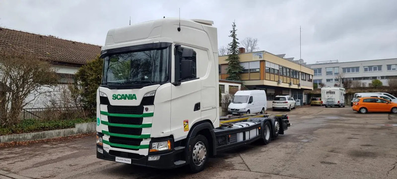 Scania 6X2 BDF Intarder Lenkachse VANTEC hyd. Hubrahmen - Kamion za prevoz kontejnera/ Kamion sa promenjivim sandukom: slika 1 Scania 6X2 BDF Intarder Lenkachse VANTEC hyd. Hubrahmen - Kamion za prevoz kontejnera/ Kamion sa promenjivim sandukom: slika 1