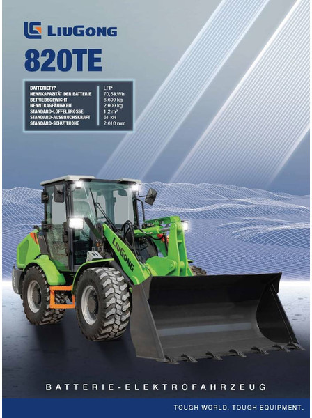 LIUGONG 820 TE vollelektrisch, 6.600 kg, 1.2 cbm (12005253 - Utovarivač točkaš: slika 2 LIUGONG 820 TE vollelektrisch, 6.600 kg, 1.2 cbm (12005253 - Utovarivač točkaš: slika 2
