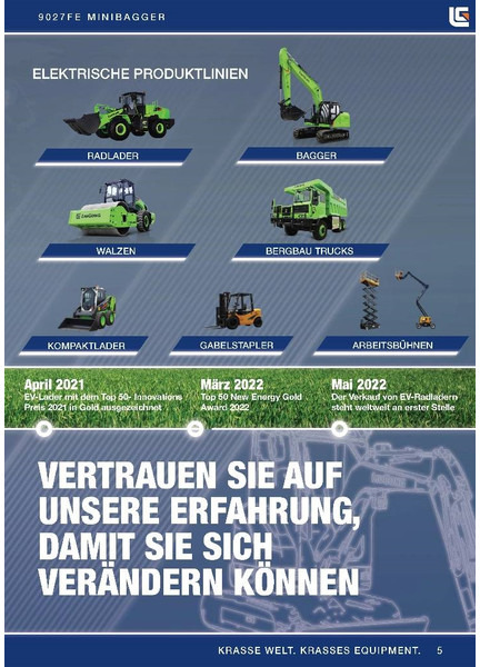 LIUGONG 9027 FE vollelektrisch, 2.680 kg - Mini bager: slika 5 LIUGONG 9027 FE vollelektrisch, 2.680 kg - Mini bager: slika 5