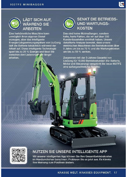 Novu Mini bager LIUGONG 9027 FE vollelektrisch, 2.680 kg: slika 17 Novu Mini bager LIUGONG 9027 FE vollelektrisch, 2.680 kg: slika 17