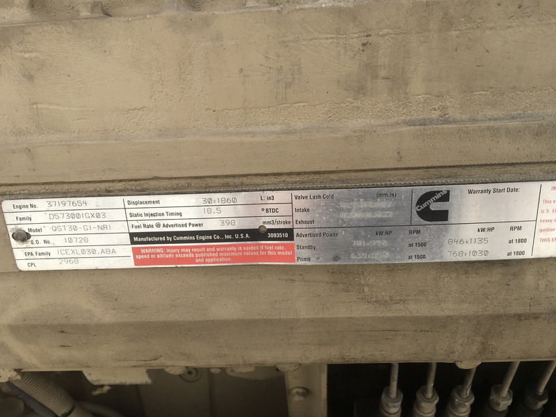 Cummins QST30 USED - Građevinska mašina: slika 5 Cummins QST30 USED - Građevinska mašina: slika 5