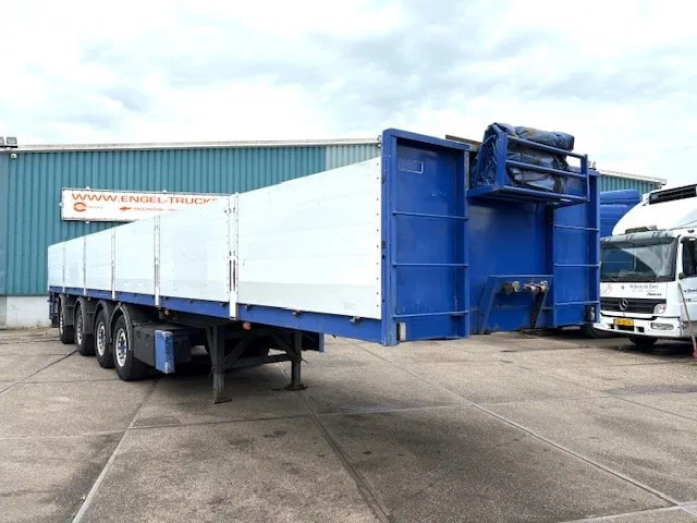 Kwb KWB P-504-STI-H 4-AXLE FLATBED TRAILER (SAF AXLES / 2x STEERING AXLE / 2x LIFT-AXLE / ALUMINIUM SIDE BORDS /ABS-EBS) - Plato poluprikolica: slika 2 Kwb KWB P-504-STI-H 4-AXLE FLATBED TRAILER (SAF AXLES / 2x STEERING AXLE / 2x LIFT-AXLE / ALUMINIUM SIDE BORDS /ABS-EBS) - Plato poluprikolica: slika 2