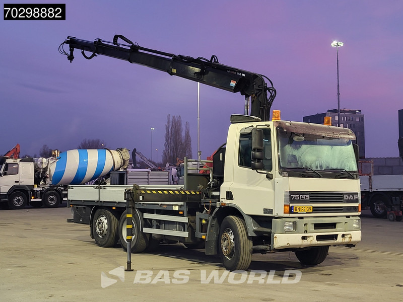 DAF 75CF.250 CF 6X2 HIAB 190W3 Crane Kran Remote Rotator Steering Axle Automatic Euro 3 - Kamion sa tovarnim sandukom, Kamion sa dizalicom: slika 3 DAF 75CF.250 CF 6X2 HIAB 190W3 Crane Kran Remote Rotator Steering Axle Automatic Euro 3 - Kamion sa tovarnim sandukom, Kamion sa dizalicom: slika 3