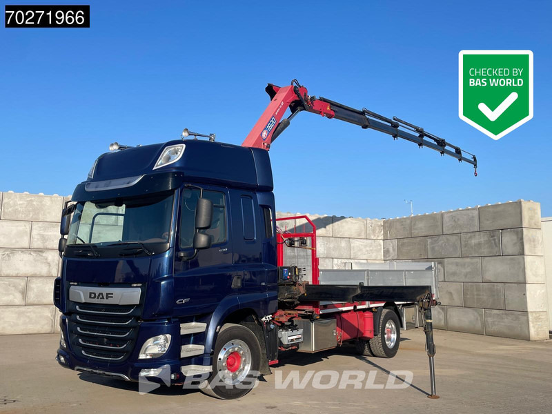 DAF CF 530 4X2 HMF 1820-RC Kran Crane Retarder Space cab Euro 6 - Kamion sa tovarnim sandukom, Kamion sa dizalicom: slika 1 DAF CF 530 4X2 HMF 1820-RC Kran Crane Retarder Space cab Euro 6 - Kamion sa tovarnim sandukom, Kamion sa dizalicom: slika 1