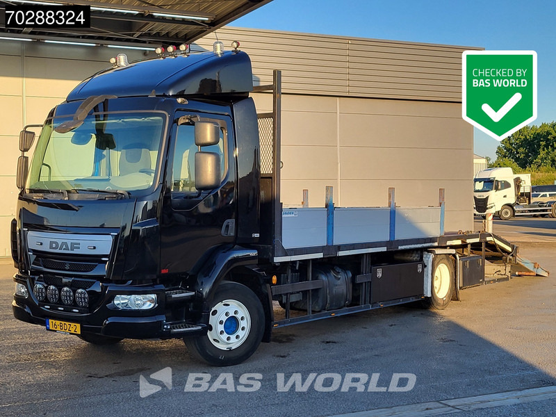 DAF LF 180 4X2 14t NL-Truck Machine transporter Oprijwagen Hydraulic ramps Euro 6 - Kamion za prevoz automobila: slika 1 DAF LF 180 4X2 14t NL-Truck Machine transporter Oprijwagen Hydraulic ramps Euro 6 - Kamion za prevoz automobila: slika 1