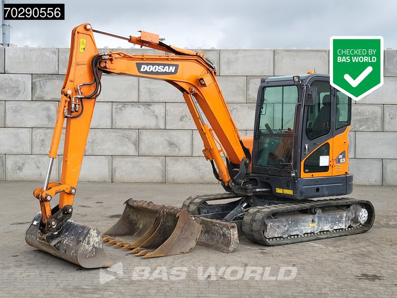 Doosan DX63-3 3 BUCKETS - A/C - Mini bager: slika 1 Doosan DX63-3 3 BUCKETS - A/C - Mini bager: slika 1