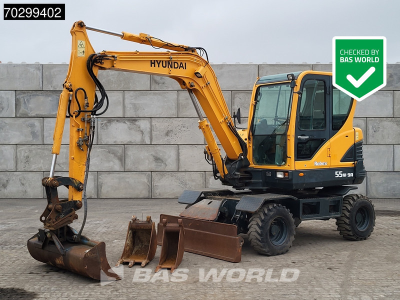 Hyundai Robex 55W-9A EPA - Bager točkaš: slika 1 Hyundai Robex 55W-9A EPA - Bager točkaš: slika 1