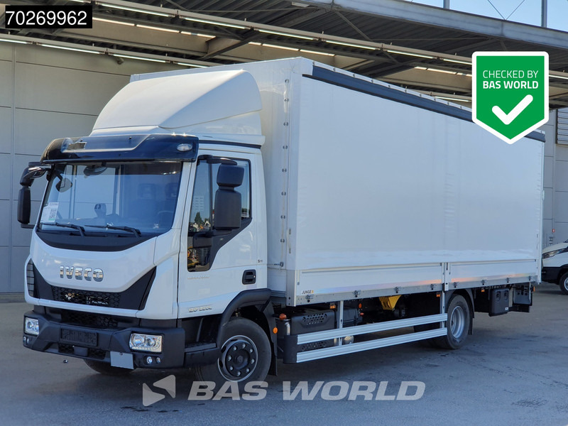 Iveco Eurocargo 120LE220 4X2 12T Automatic Ladebordwand Junge Euro 6 - Kamion sa ceradom: slika 1 Iveco Eurocargo 120LE220 4X2 12T Automatic Ladebordwand Junge Euro 6 - Kamion sa ceradom: slika 1