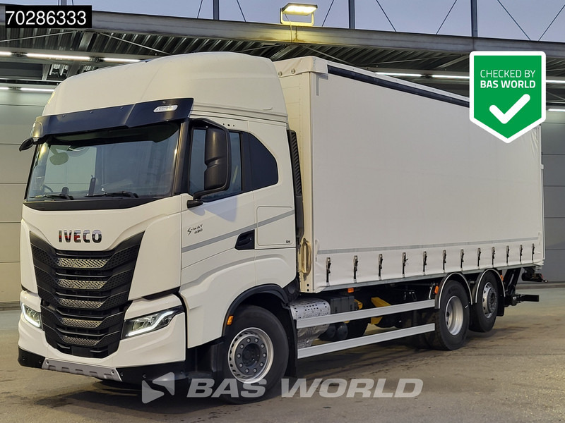 Iveco S-Way 490 6X2 NEW! 2000kg Ladebordwand Retarder Automatic Navi ACC Standklima - Kamion sa ceradom: slika 1 Iveco S-Way 490 6X2 NEW! 2000kg Ladebordwand Retarder Automatic Navi ACC Standklima - Kamion sa ceradom: slika 1