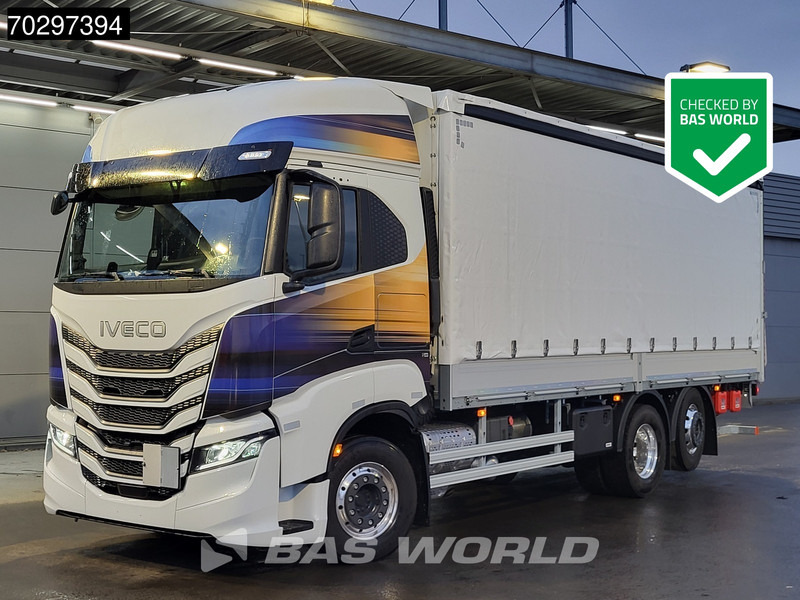 Iveco S-Way 500 6X2 NEW! 2000kg Ladebordwand Retarder Navi ACC Euro 6 - Kamion sa ceradom: slika 1 Iveco S-Way 500 6X2 NEW! 2000kg Ladebordwand Retarder Navi ACC Euro 6 - Kamion sa ceradom: slika 1