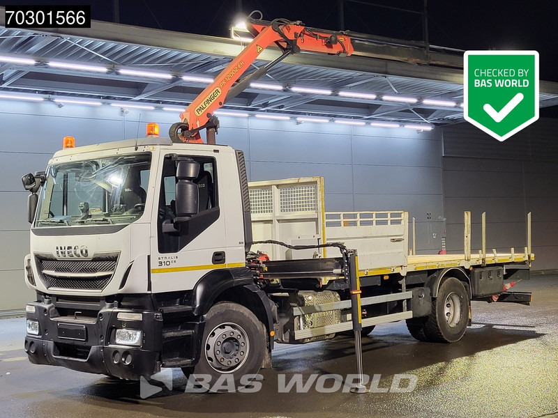 Iveco Stralis 310 4X2 Palfinger PK 12002 EH Kran Crane Steelsuspension Automatic Euro 6 - Kamion sa tovarnim sandukom, Kamion sa dizalicom: slika 1 Iveco Stralis 310 4X2 Palfinger PK 12002 EH Kran Crane Steelsuspension Automatic Euro 6 - Kamion sa tovarnim sandukom, Kamion sa dizalicom: slika 1