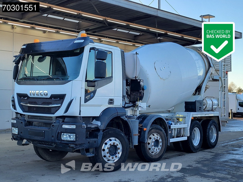 Iveco Stralis 400 8X4 9m3 Stetter mixer Steelsuspension Big-Axle Automatic Euro 6 - Mikser za beton: slika 1 Iveco Stralis 400 8X4 9m3 Stetter mixer Steelsuspension Big-Axle Automatic Euro 6 - Mikser za beton: slika 1