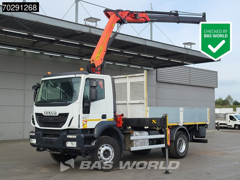 Iveco Trakker 310 4X2 Palfinger PK14002 EH Crane Kran Rotator Steelsuspension Big-Axle Manual Euro 6 - Kamion sa tovarnim sandukom, Kamion sa dizalicom: slika 1 Iveco Trakker 310 4X2 Palfinger PK14002 EH Crane Kran Rotator Steelsuspension Big-Axle Manual Euro 6 - Kamion sa tovarnim sandukom, Kamion sa dizalicom: slika 1