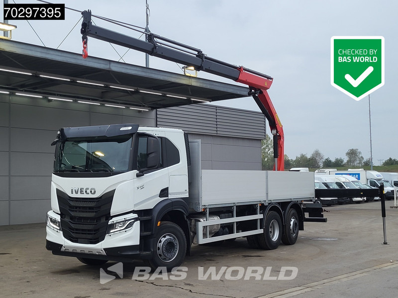 Iveco X-Way 420 6X2 UNUSED Palfinger PK19001 SLD5 Crane Lift+steering-Axle ACC Euro 6 - Kamion sa tovarnim sandukom, Kamion sa dizalicom: slika 1 Iveco X-Way 420 6X2 UNUSED Palfinger PK19001 SLD5 Crane Lift+steering-Axle ACC Euro 6 - Kamion sa tovarnim sandukom, Kamion sa dizalicom: slika 1