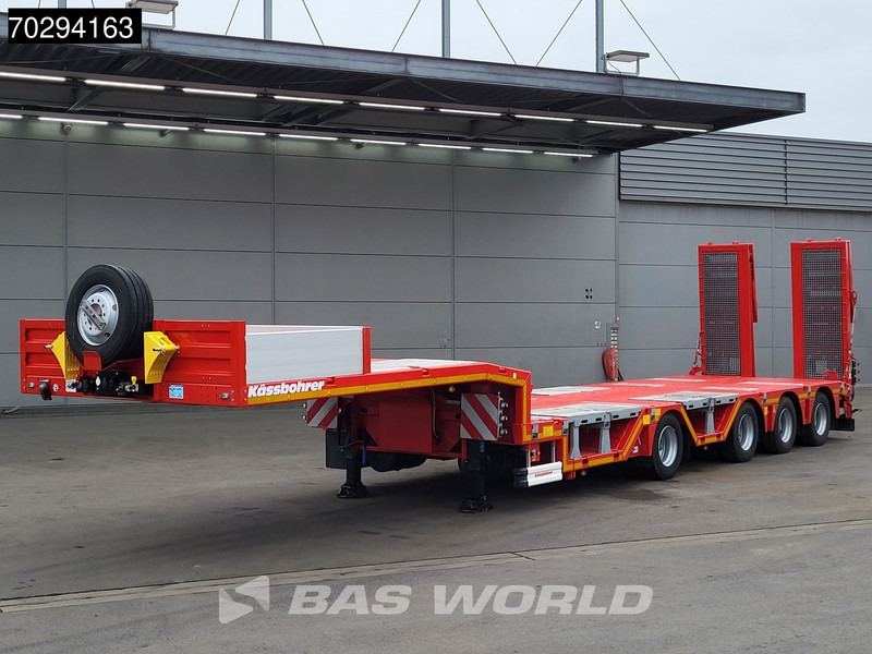 Kässbohrer LB4E 4 axles Hydr. Ramps 615cm-Extendable Lift+ 2x Steering Axle - Niska poluprikolica za prevoz: slika 3 Kässbohrer LB4E 4 axles Hydr. Ramps 615cm-Extendable Lift+ 2x Steering Axle - Niska poluprikolica za prevoz: slika 3