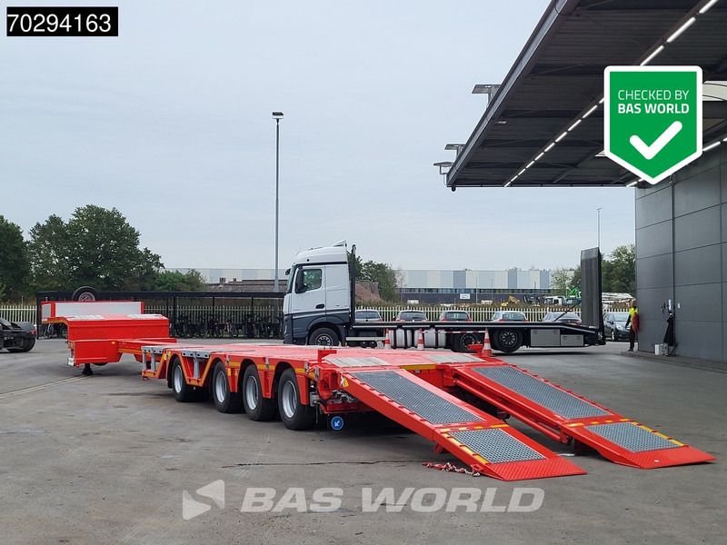 Kässbohrer LB4E 4 axles Hydr. Ramps 615cm-Extendable Lift+ 2x Steering Axle - Niska poluprikolica za prevoz: slika 1 Kässbohrer LB4E 4 axles Hydr. Ramps 615cm-Extendable Lift+ 2x Steering Axle - Niska poluprikolica za prevoz: slika 1