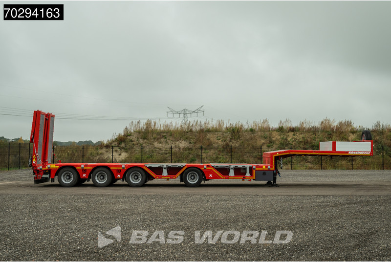 Novu Niska poluprikolica za prevoz Kässbohrer LB4E 4 axles Hydr. Ramps 620cm-Extendable Lift+ 2x Steering Axle: slika 6