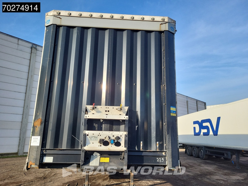 Krone SD 3 axles Forklift Lift+Lenkachse Kooiaap Palettenkasten SAF Sliding Roof - Poluprikolica sa ceradom: slika 3 Krone SD 3 axles Forklift Lift+Lenkachse Kooiaap Palettenkasten SAF Sliding Roof - Poluprikolica sa ceradom: slika 3
