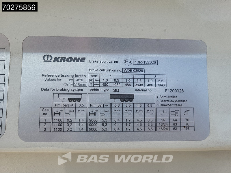 Novu Poluprikolica sa zatvorenim sandukom Krone SD NEW! Direkt-Verfugbar Liftachse: slika 19