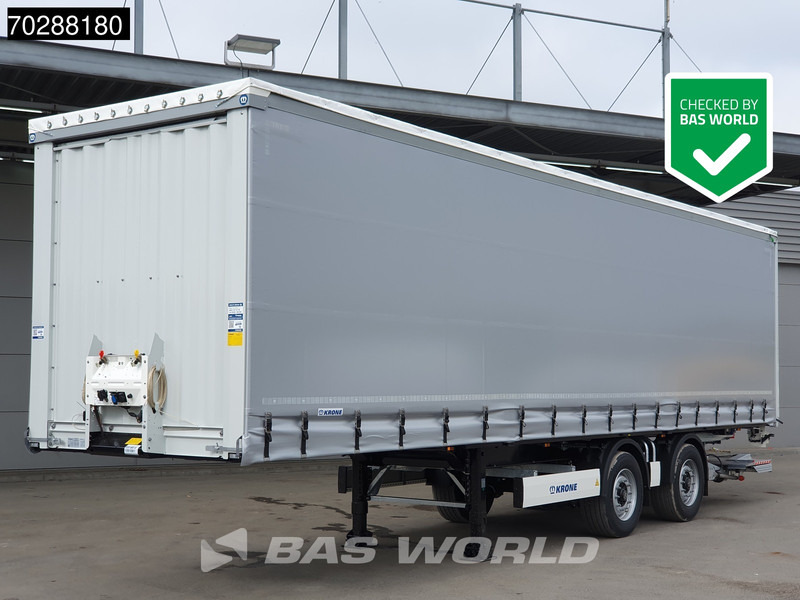 Krone SZ NEW Tailgate City Lift + Steeringaxle - Poluprikolica sa ceradom: slika 1 Krone SZ NEW Tailgate City Lift + Steeringaxle - Poluprikolica sa ceradom: slika 1