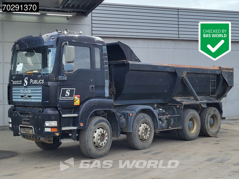 MAN TGA 35.480 8X4 BROKEN ENGINE! 16m3 tipper Steel suspension Manual Retarder Euro 2 - Istovarivač: slika 2 MAN TGA 35.480 8X4 BROKEN ENGINE! 16m3 tipper Steel suspension Manual Retarder Euro 2 - Istovarivač: slika 2