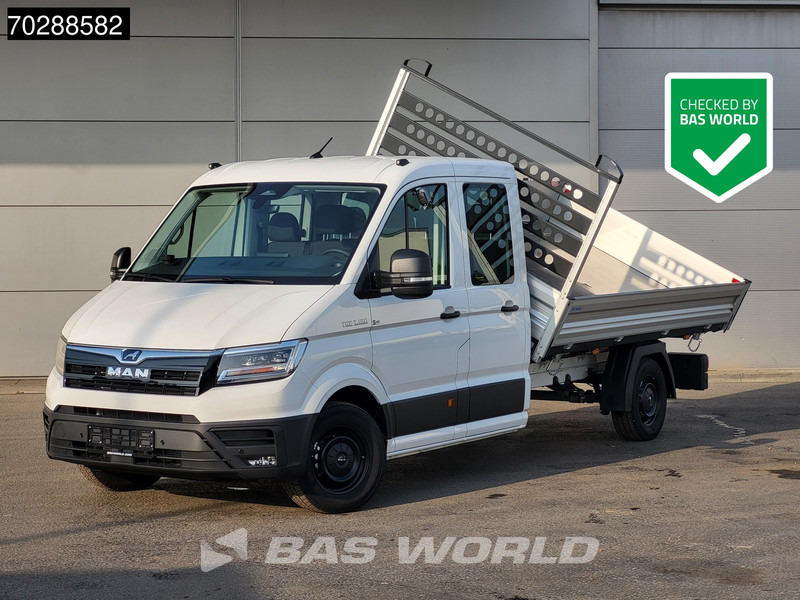 MAN TGE 3.180 Driezijdige Kipper Automaat Dubbel Cabine 2025 Facelift 180PK Trekhaak LED Navi ACC Airco Cruise Euro6 Kipper Tippe Benne Kieper - Dostavno vozilo kiper: slika 1 MAN TGE 3.180 Driezijdige Kipper Automaat Dubbel Cabine 2025 Facelift 180PK Trekhaak LED Navi ACC Airco Cruise Euro6 Kipper Tippe Benne Kieper - Dostavno vozilo kiper: slika 1