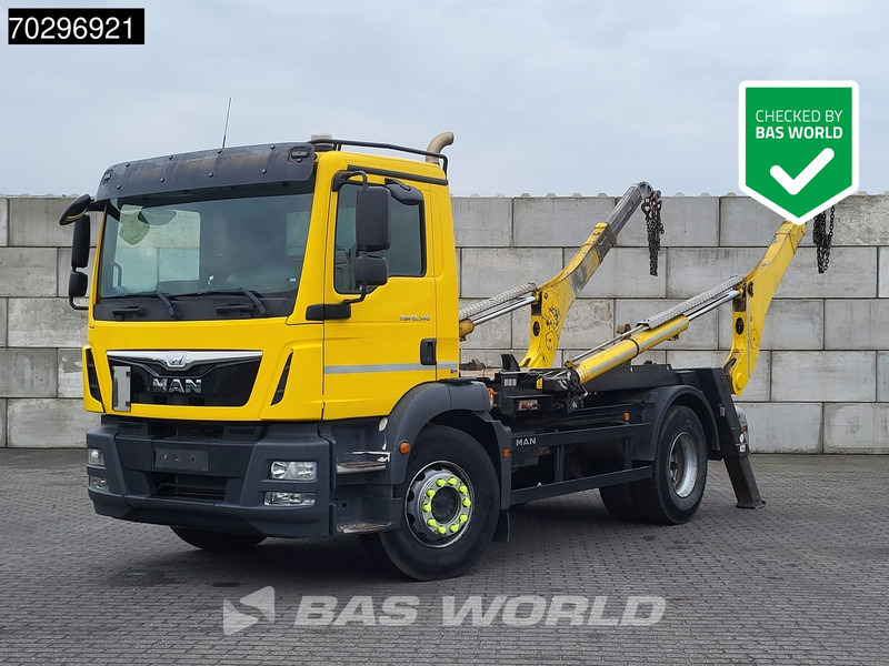 MAN TGM 18.340 4X2 13Tons Gergen skiploader Automatic Euro 6 - Kamion za utovaranje kontejnera: slika 1 MAN TGM 18.340 4X2 13Tons Gergen skiploader Automatic Euro 6 - Kamion za utovaranje kontejnera: slika 1