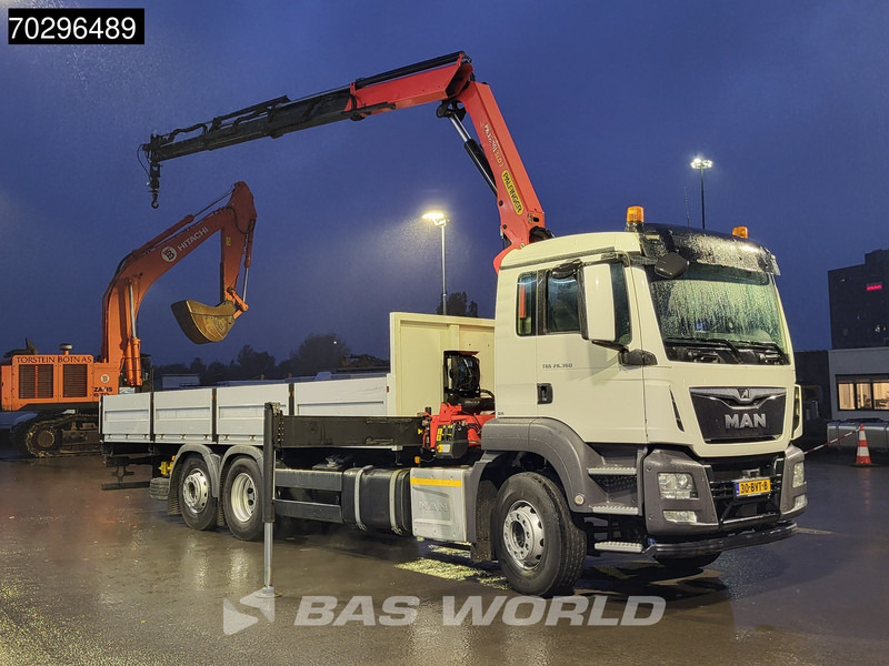 MAN TGS 26.360 TGS 6X2 NL-Truck Palfinger PK17.001 Crane Kran Lift+Steering-Axle Navi Euro 6 Palfinger - Kamion sa tovarnim sandukom, Kamion sa dizalicom: slika 3 MAN TGS 26.360 TGS 6X2 NL-Truck Palfinger PK17.001 Crane Kran Lift+Steering-Axle Navi Euro 6 Palfinger - Kamion sa tovarnim sandukom, Kamion sa dizalicom: slika 3