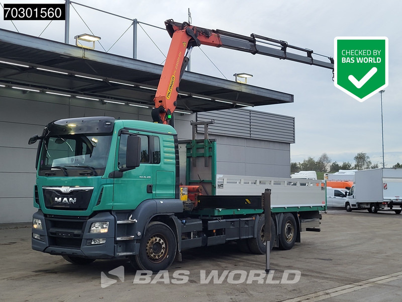 MAN TGS 26.400 6X2 Palfinger PK23001 EH Crane Kran Remote Retarder Euro 6 - Kamion sa tovarnim sandukom, Kamion sa dizalicom: slika 1 MAN TGS 26.400 6X2 Palfinger PK23001 EH Crane Kran Remote Retarder Euro 6 - Kamion sa tovarnim sandukom, Kamion sa dizalicom: slika 1