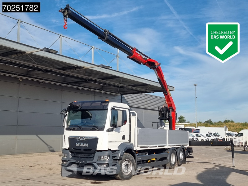 MAN TGS 26.440 6X2 NEW NL-Truck Palfinger PK20.501 L TEC3 Kran Baustoff Lift-Lenk Asche - Kamion sa tovarnim sandukom, Kamion sa dizalicom: slika 1 MAN TGS 26.440 6X2 NEW NL-Truck Palfinger PK20.501 L TEC3 Kran Baustoff Lift-Lenk Asche - Kamion sa tovarnim sandukom, Kamion sa dizalicom: slika 1