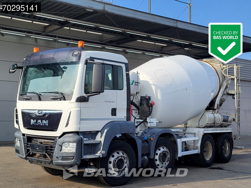 MAN TGS 32.420 8X4 9m3 Stetter Mixer SteelSuspension Automatic Euro 6 - Mikser za beton: slika 1 MAN TGS 32.420 8X4 9m3 Stetter Mixer SteelSuspension Automatic Euro 6 - Mikser za beton: slika 1