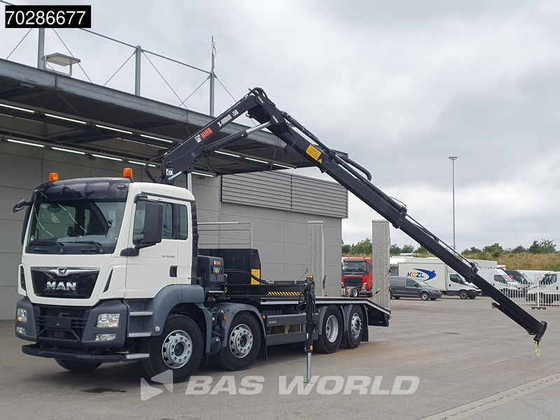 MAN TGS 35.360 8X2 HIAB X-Hiduo 158 BS-3 Crane Lift+lenkasche Machine transporter Euro 6 - Kamion za prevoz automobila, Kamion sa dizalicom: slika 5 MAN TGS 35.360 8X2 HIAB X-Hiduo 158 BS-3 Crane Lift+lenkasche Machine transporter Euro 6 - Kamion za prevoz automobila, Kamion sa dizalicom: slika 5