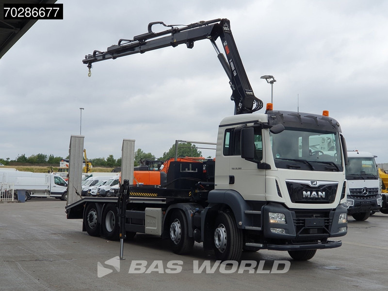 MAN TGS 35.360 8X2 HIAB X-Hiduo 158 BS-3 Crane Lift+lenkasche Machine transporter Euro 6 - Kamion za prevoz automobila, Kamion sa dizalicom: slika 3 MAN TGS 35.360 8X2 HIAB X-Hiduo 158 BS-3 Crane Lift+lenkasche Machine transporter Euro 6 - Kamion za prevoz automobila, Kamion sa dizalicom: slika 3