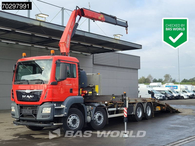 MAN TGS 35.360 TGS 8X2 Fassi F235A.0.22 Crane Kran Winch Hydraulic ramp Lift-Axle Navi Euro 6 - Kamion sa tovarnim sandukom, Kamion sa dizalicom: slika 1 MAN TGS 35.360 TGS 8X2 Fassi F235A.0.22 Crane Kran Winch Hydraulic ramp Lift-Axle Navi Euro 6 - Kamion sa tovarnim sandukom, Kamion sa dizalicom: slika 1