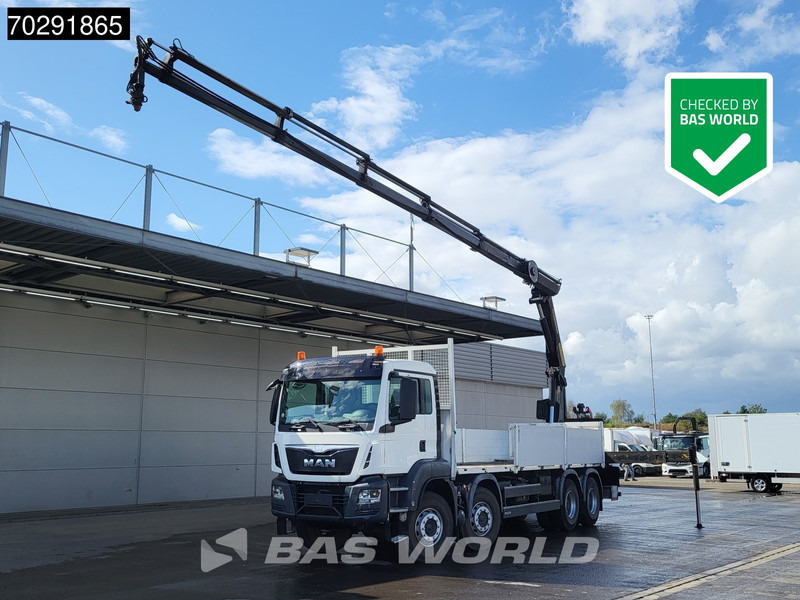 MAN TGS 35.400 8X4 Palfinger PK23002 SH Big-Axle Euro 6 - Kamion sa tovarnim sandukom, Kamion sa dizalicom: slika 1 MAN TGS 35.400 8X4 Palfinger PK23002 SH Big-Axle Euro 6 - Kamion sa tovarnim sandukom, Kamion sa dizalicom: slika 1