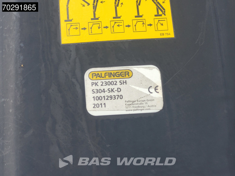 Kamion sa tovarnim sandukom, Kamion sa dizalicom MAN TGS 35.400 8X4 Palfinger PK23002 SH Kran Crane Big-Axle Euro 6: slika 11