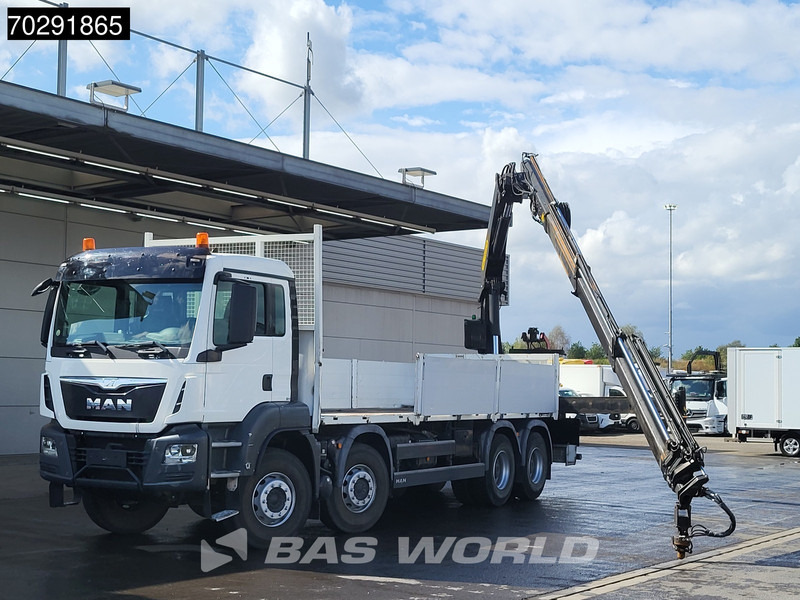 Kamion sa tovarnim sandukom, Kamion sa dizalicom MAN TGS 35.400 8X4 Palfinger PK23002 SH Kran Crane Big-Axle Euro 6: slika 5