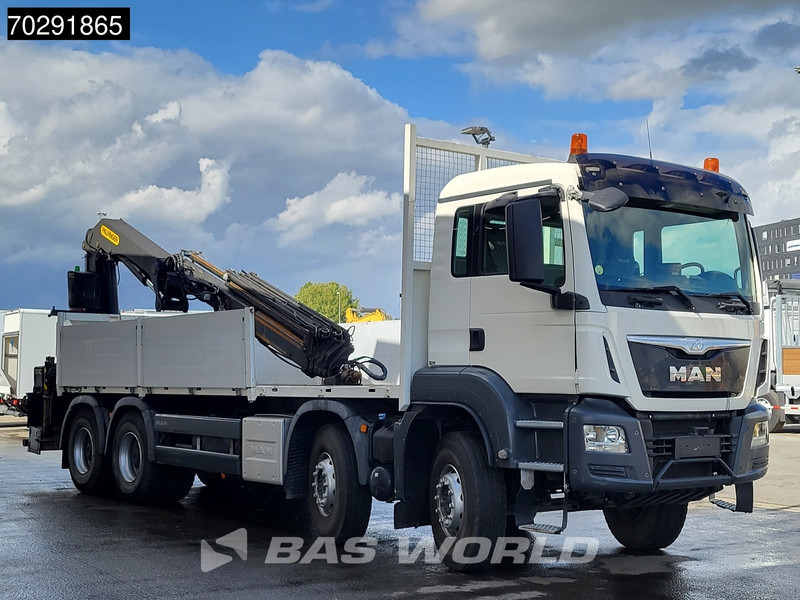 Kamion sa tovarnim sandukom, Kamion sa dizalicom MAN TGS 35.400 8X4 Palfinger PK23002 SH Kran Crane Big-Axle Euro 6: slika 14