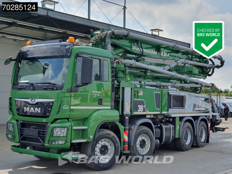 MAN TGS 37.460 8X4 Putzmeister M36-4 Pump Manual Big-Axle Steelsuspension Navi Euro 6 - Auto pumpa za beton: slika 1 MAN TGS 37.460 8X4 Putzmeister M36-4 Pump Manual Big-Axle Steelsuspension Navi Euro 6 - Auto pumpa za beton: slika 1
